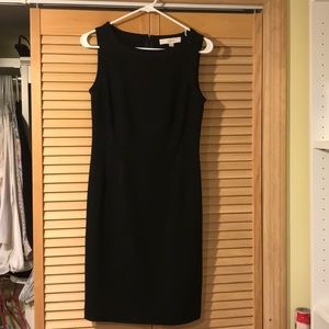 Black sheath dress from Loft